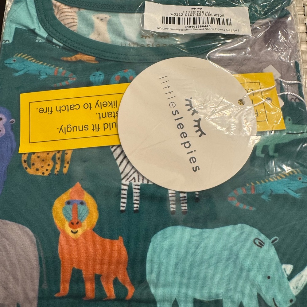 Little Sleepies Wild Zoo Two-Piece Pajama Set